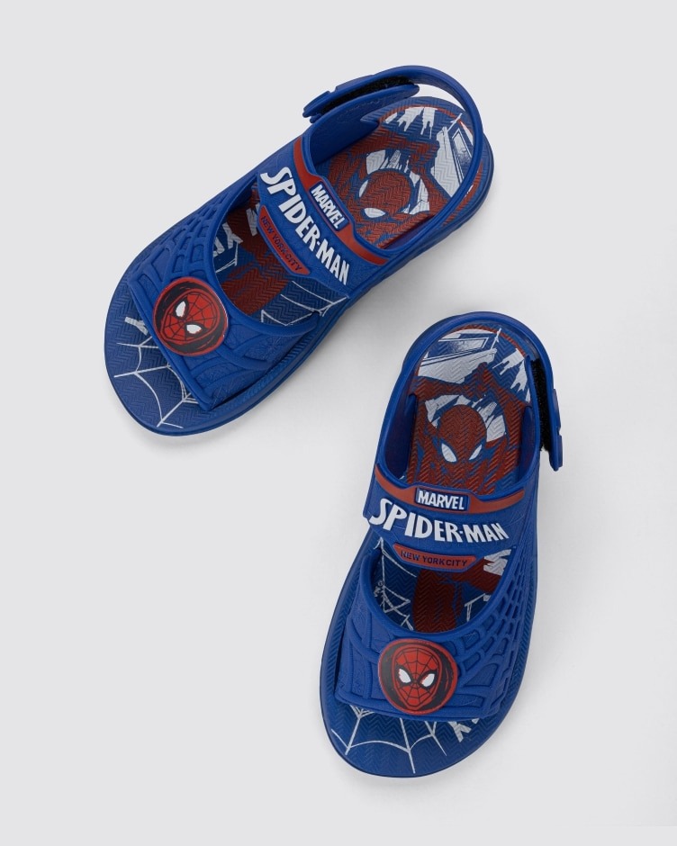 SANDALIA INFANTIL NIÑO IPANEMA AZUL/ROJO SPIDERMAN 2 - 2