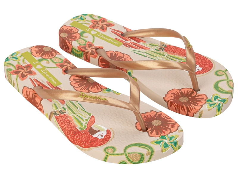 SANDALIA MUJER IPANEMA BEIGE/ORO SUMMER - 2