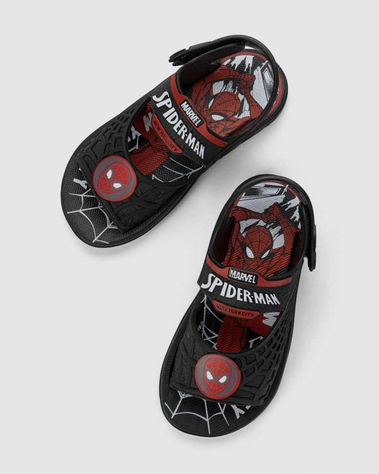 SANDALIA INFANTIL NIÑO IPANEMA NEGRO/ROJO SPIDERMAN 2 - 3