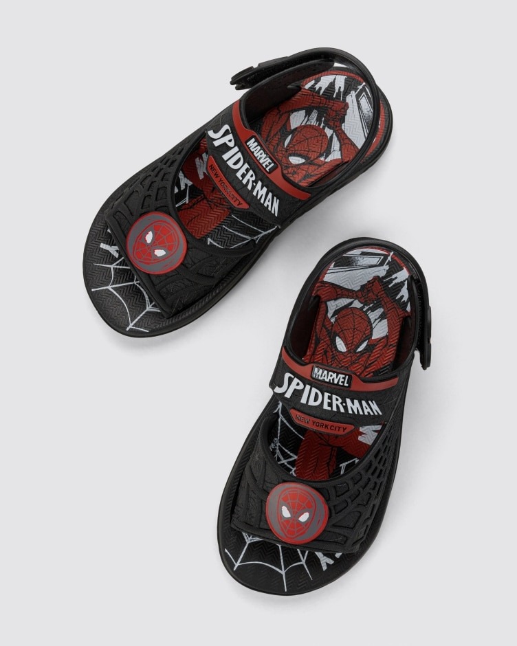 SANDALIA INFANTIL NIÑO IPANEMA NEGRO/ROJO SPIDERMAN 2 - 3