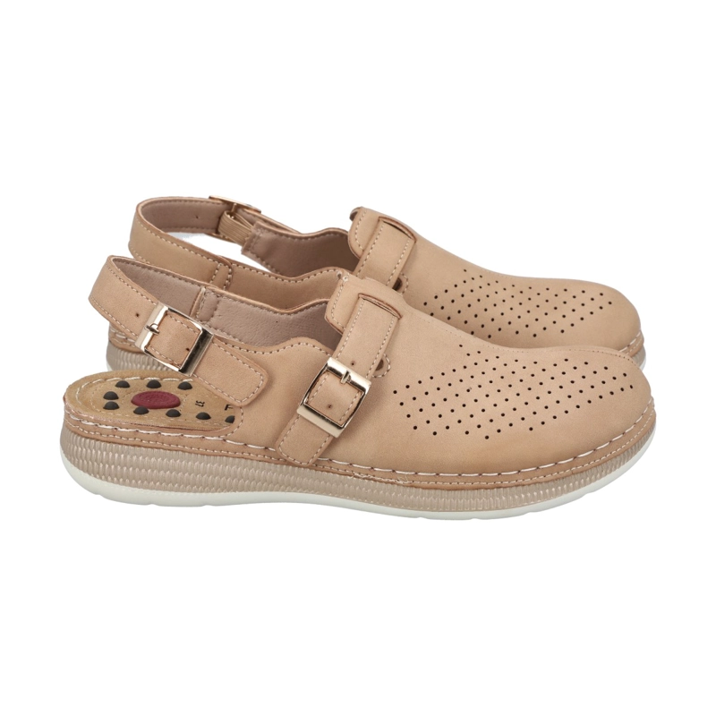 SANDALIA MUJER MARINA CAMEL POLICE - 3