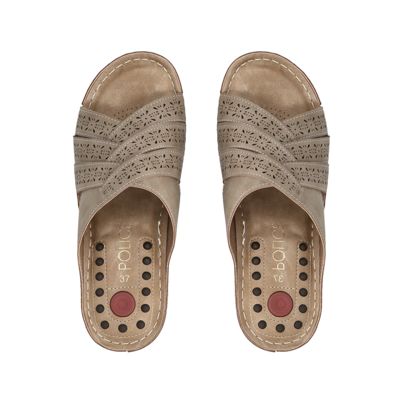 SANDALIA MUJER TAUPE TAMARA POLICE - 2