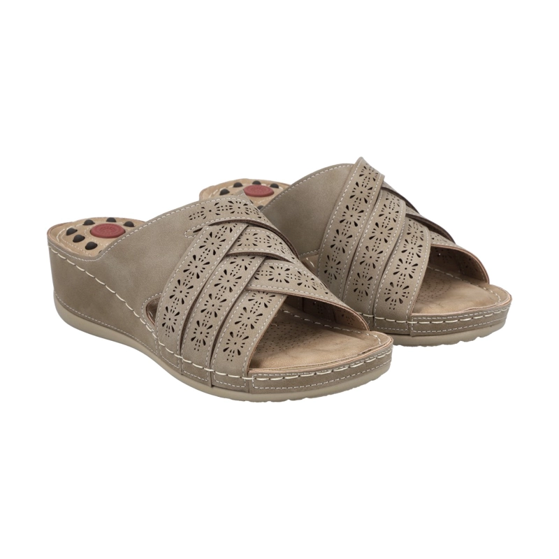 SANDALIA MUJER TAUPE TAMARA POLICE - 5