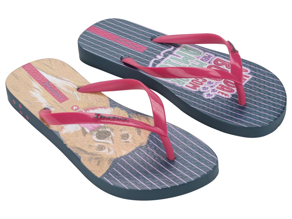 SANDALIA MUJER ROSA/AZUL LOVE PETS IPANEMA - 2