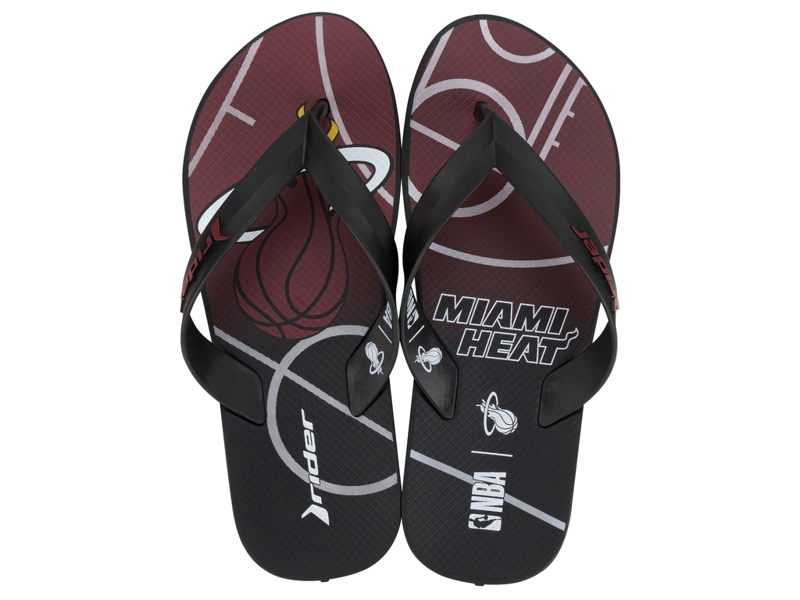 SANDALIA HOMBRE_ MIAMI HEAT NBA FEEL Blanco 40-41
