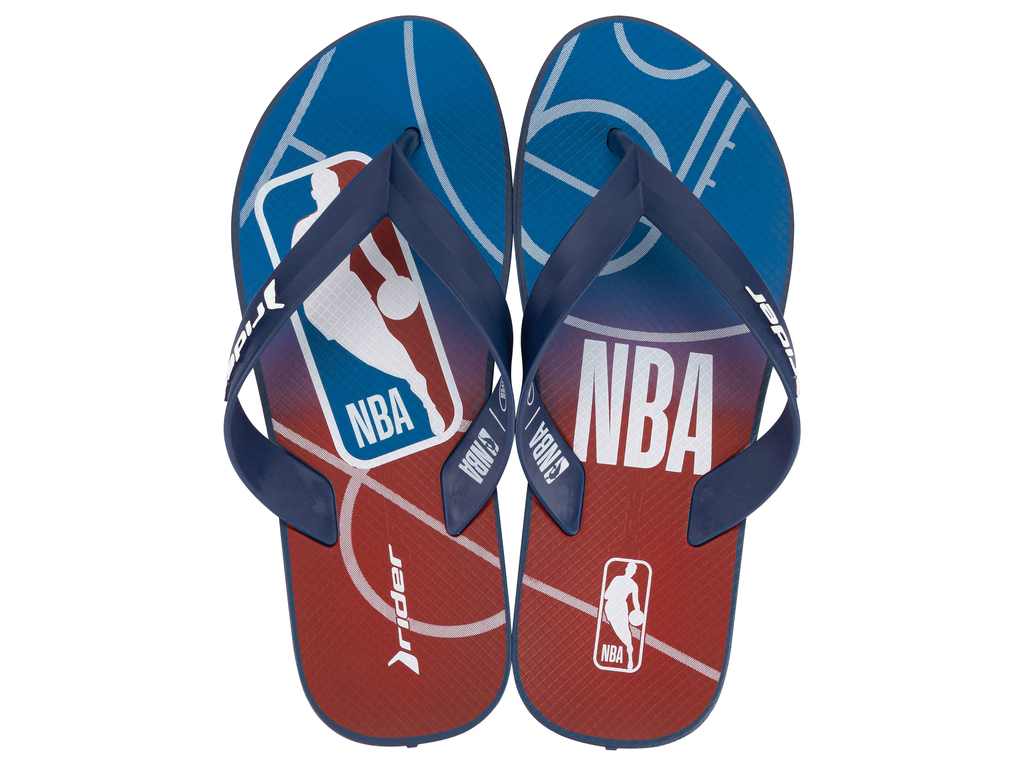 SANDALIA HOMBRE AZUL/ROJO FEEL NBA - 1