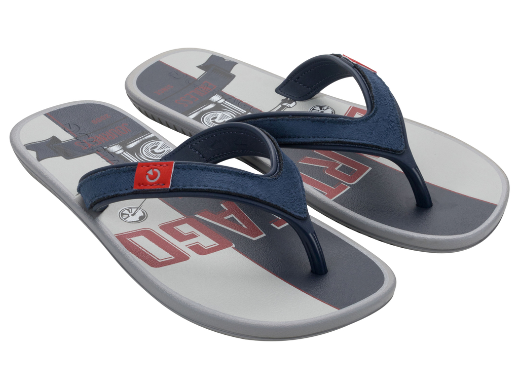 SANDALIA HOMBRE AZUL/GRIS DAKAR AD CARTAGO - 2