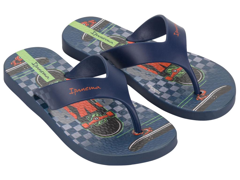 SANDALIA INFANTIL AZUL DECK CITY IPANEMA - 2