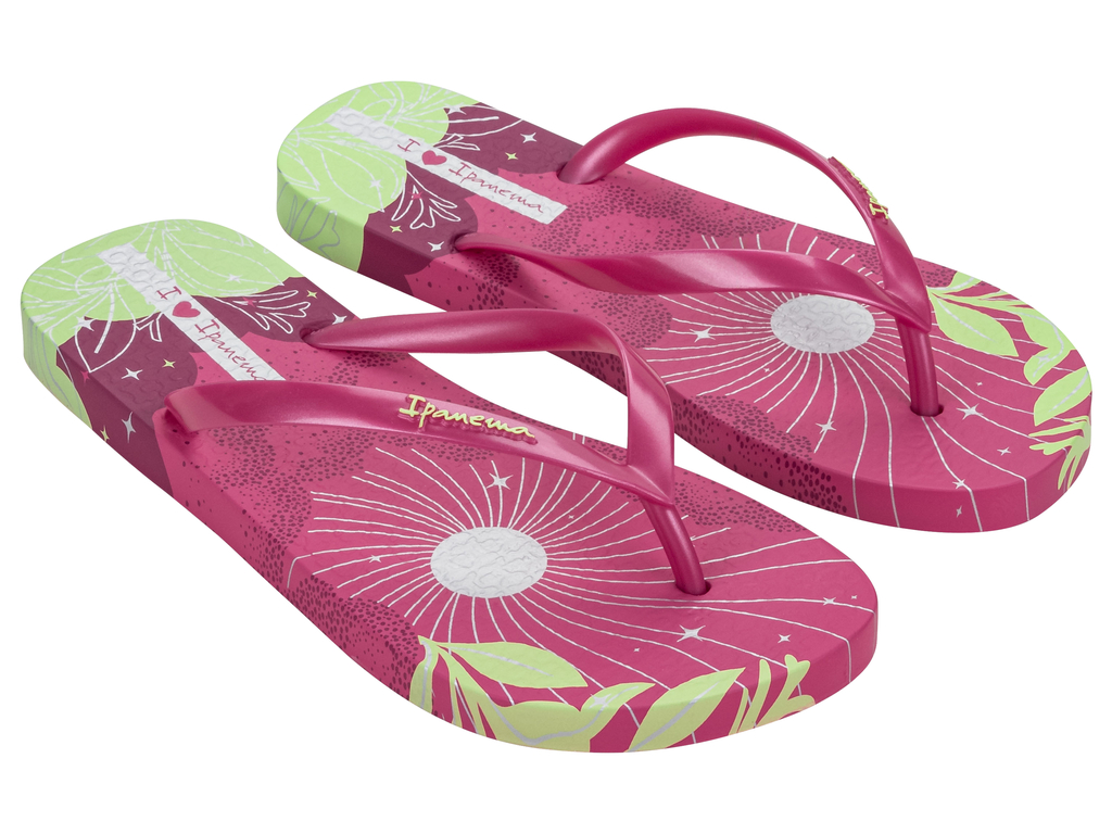 SANDALIA MUJER FUCSIA/VERDE LOVE SHINE IPANEMA - 2