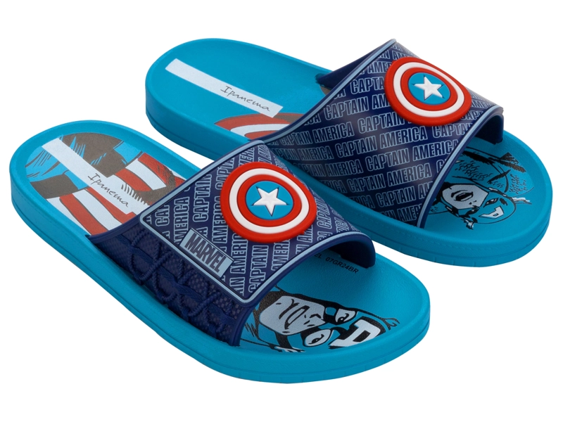 SANDALIA INFANTIL AZUL  MARVEL SPORT IPANEMA - 2