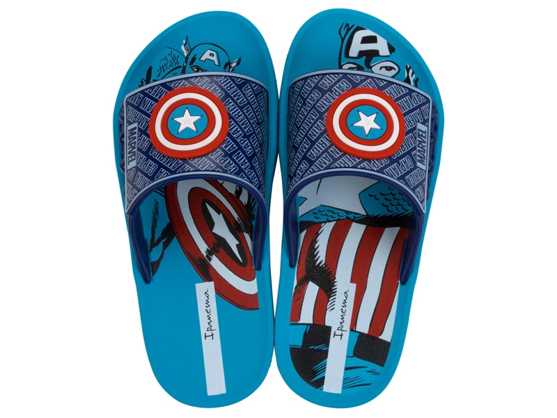 SANDALIA INFANTIL AZUL  MARVEL SPORT IPANEMA - 3