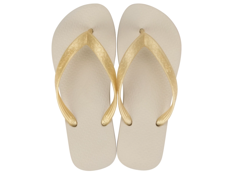 SANDALIA MUJER BEIGE/DORADO CLASSICA IPANEMA - 1