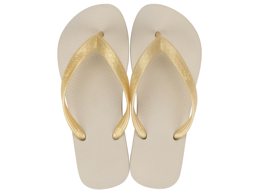 SANDALIA MUJER BEIGE/DORADO CLASSICA IPANEMA - 1