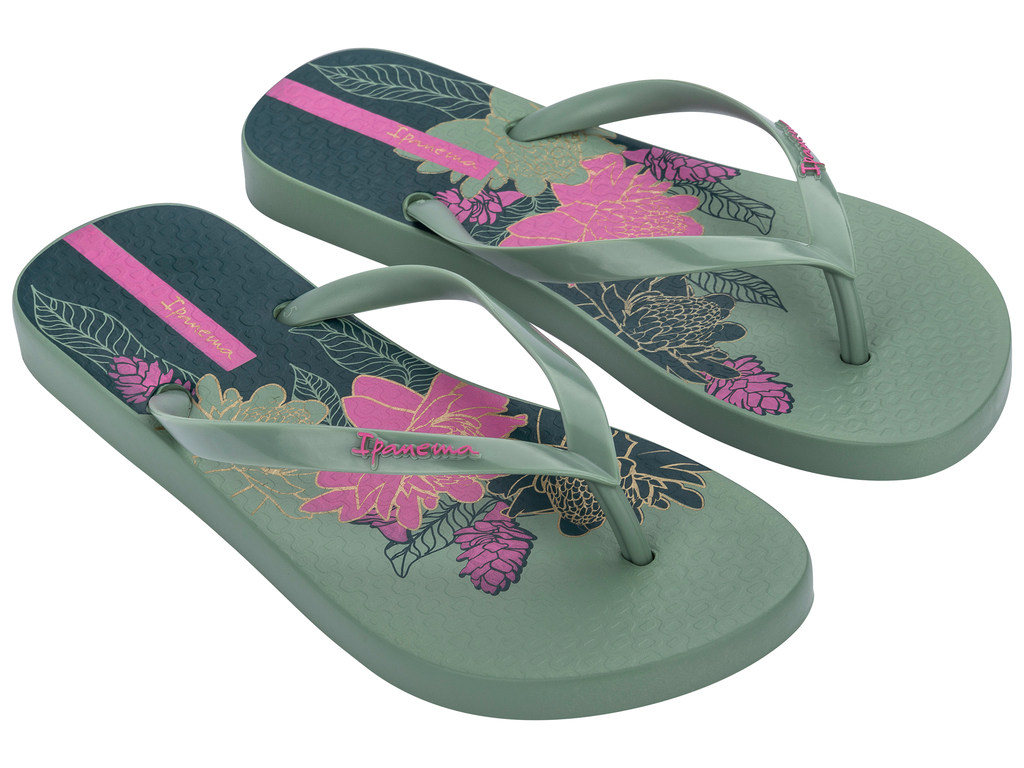 SANDALIA MUJER VERDE/LILA ORLA IPANEMA - 2