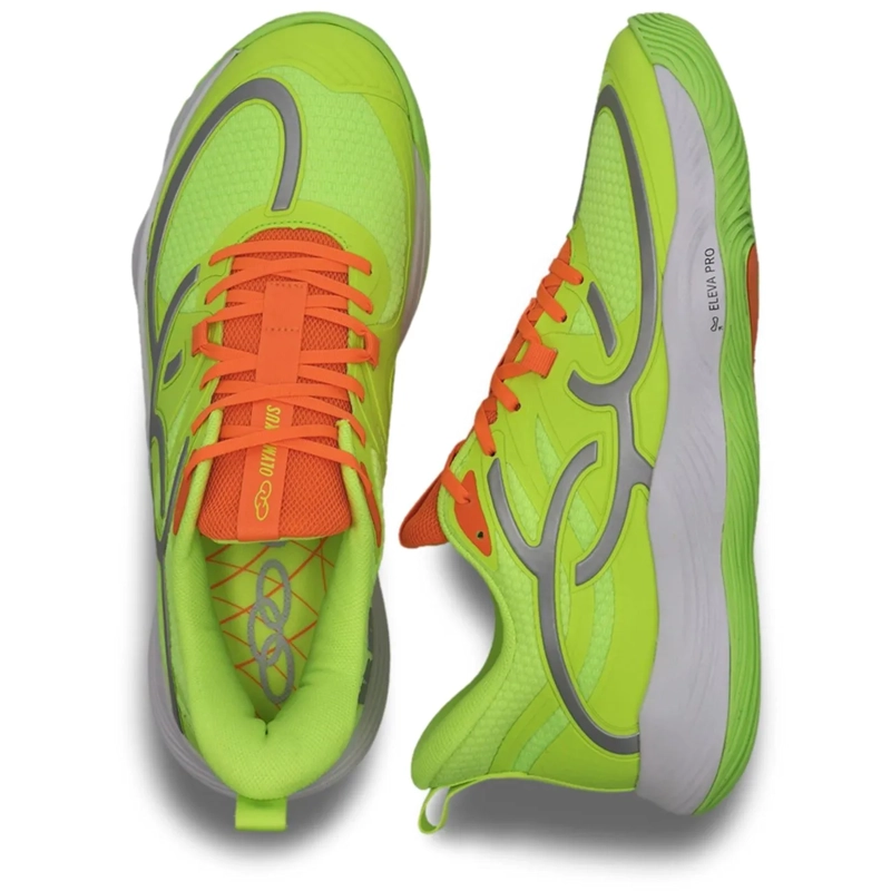 ZAPATILLA VOLEIBOL HOMBRE QUADRA BR1 VERDE NEON - 3
