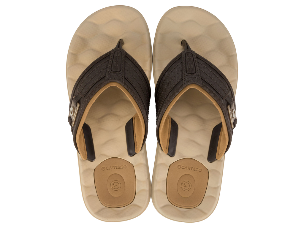 SANDALIA HOMBRE MARRON EGEU III CARTAGO - 1