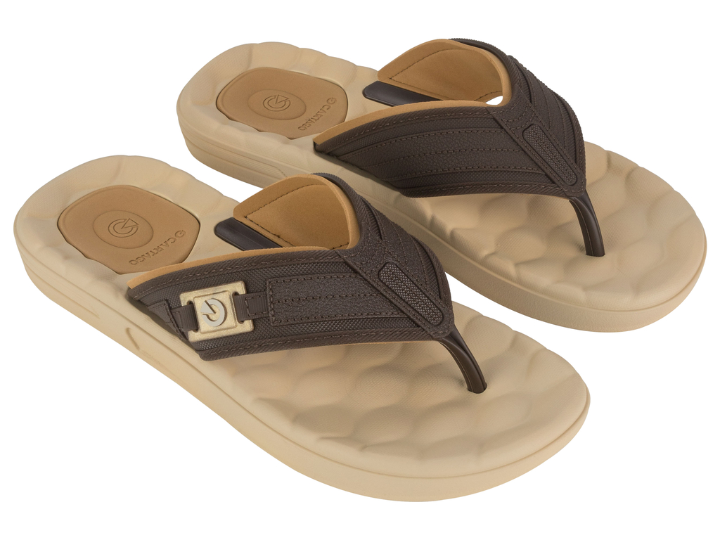 SANDALIA HOMBRE MARRON EGEU III CARTAGO - 2