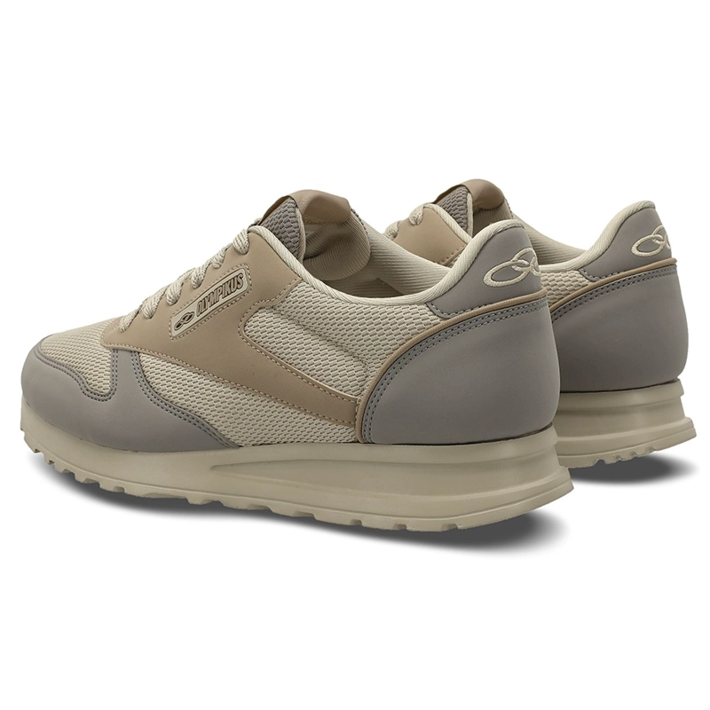 ZAPATILLA HOMBRE_ JOGGING 101 BEIGE/GRIS - 4