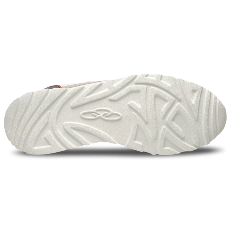 ZAPATILLA MUJER JOGGING 101 BEIGE/AZUL - 5