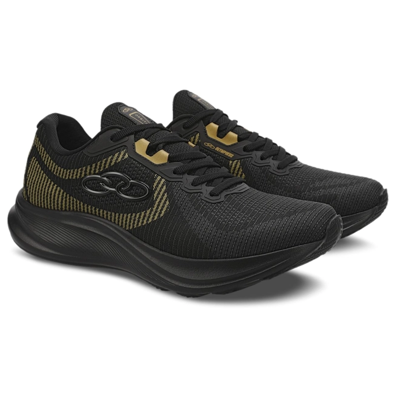 ZAPATILLA ORBITA HOMBRE -NEGRO/DORADO - 2