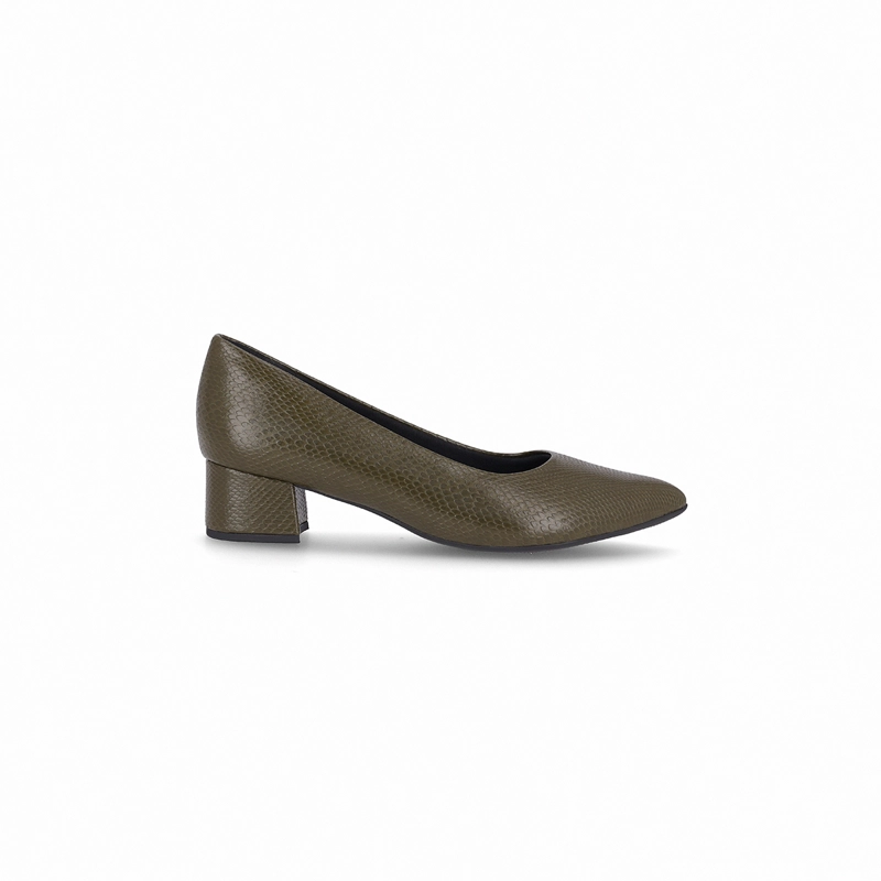 ZAPATO MUJER VERDE MILITAR/SNAKE TACI PICCADILLY - 1