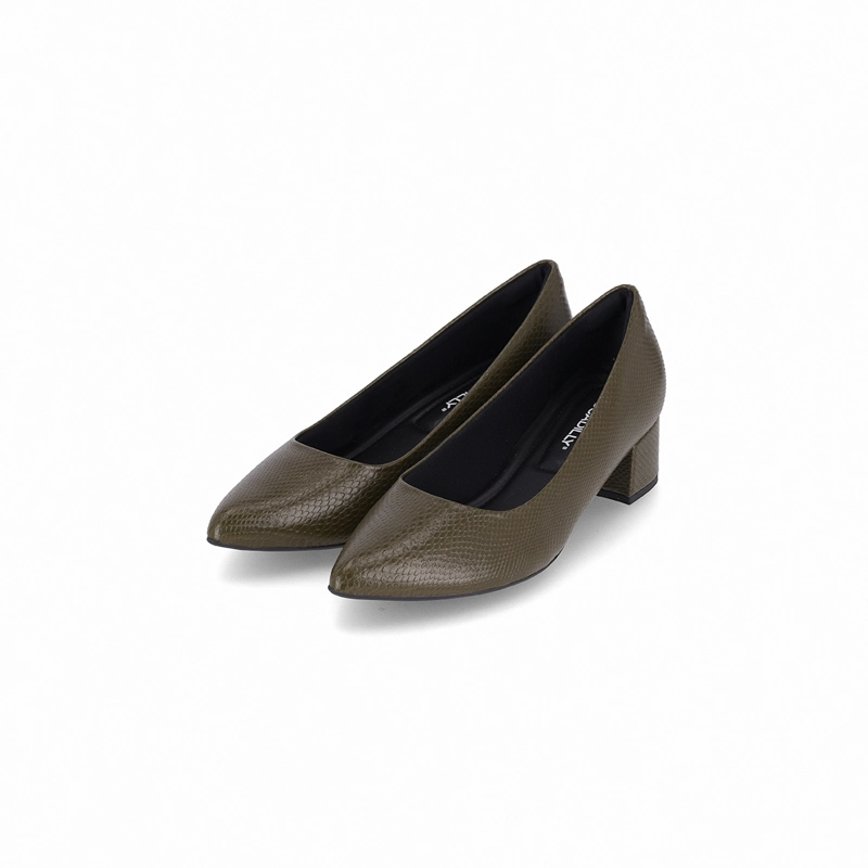 ZAPATO MUJER VERDE MILITAR/SNAKE TACI PICCADILLY - 2