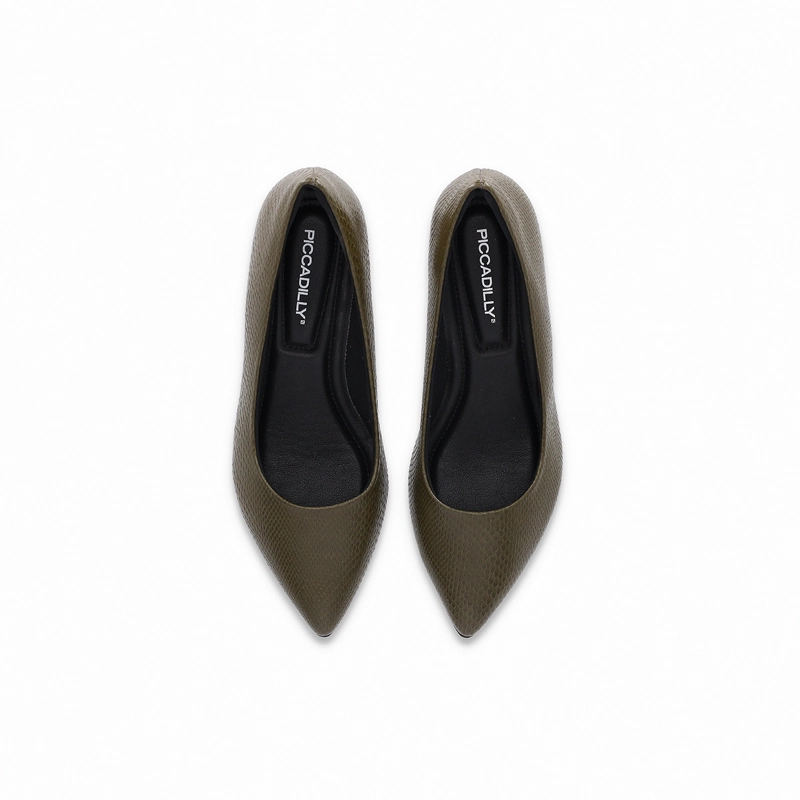 ZAPATO MUJER VERDE MILITAR/SNAKE TACI PICCADILLY - 3