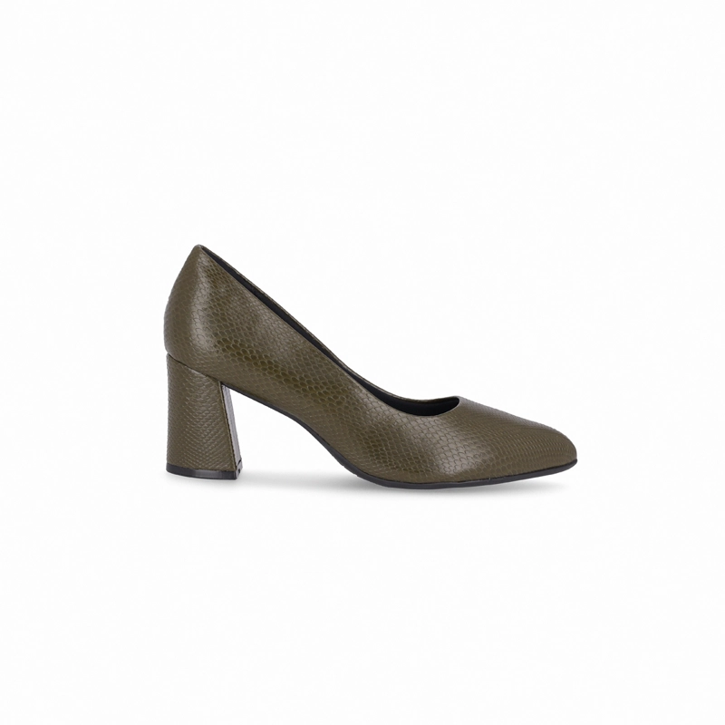 ZAPATO MUJER VERDE MILITAR/SNAKE LUIZA 442 PICCADILLY - 1