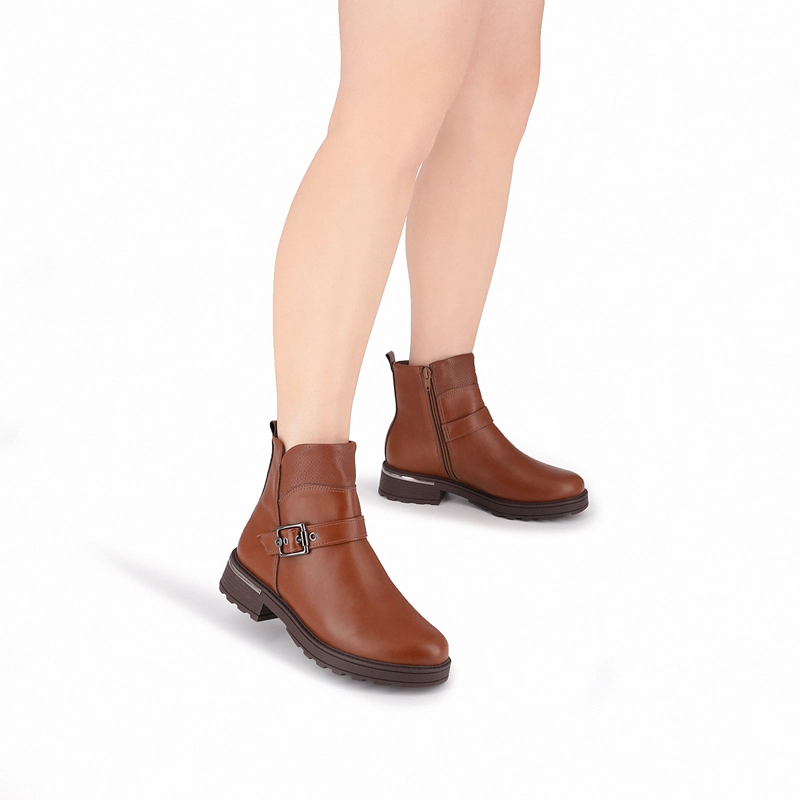 BOTIN MUJER CHOCOLATE GISA 91 PICCADILLY - 4