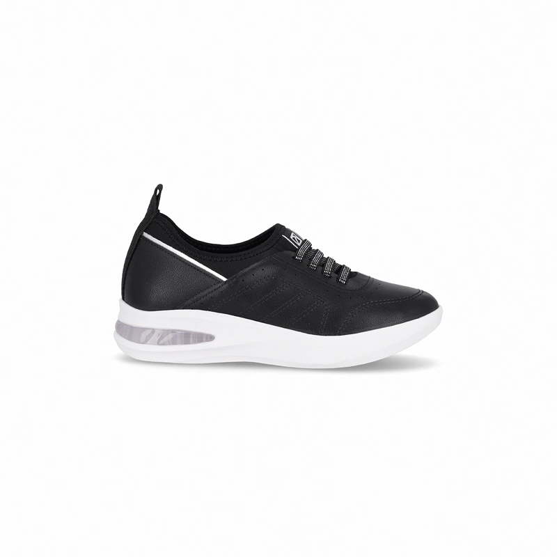 ZAPATILLA NEGRO/ELASTICO MUJER SOFT STEP PICCADILLY - 1