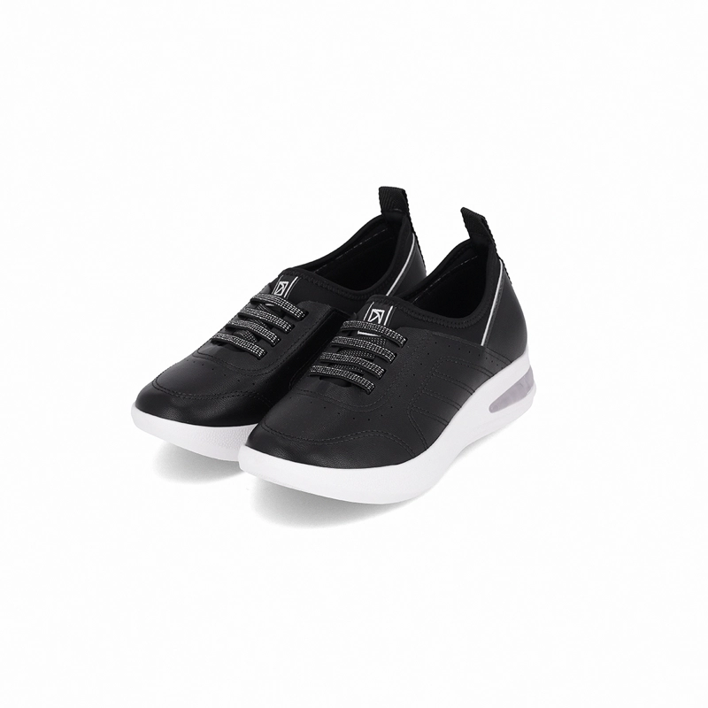 ZAPATILLA NEGRO/ELASTICO MUJER SOFT STEP PICCADILLY - 2