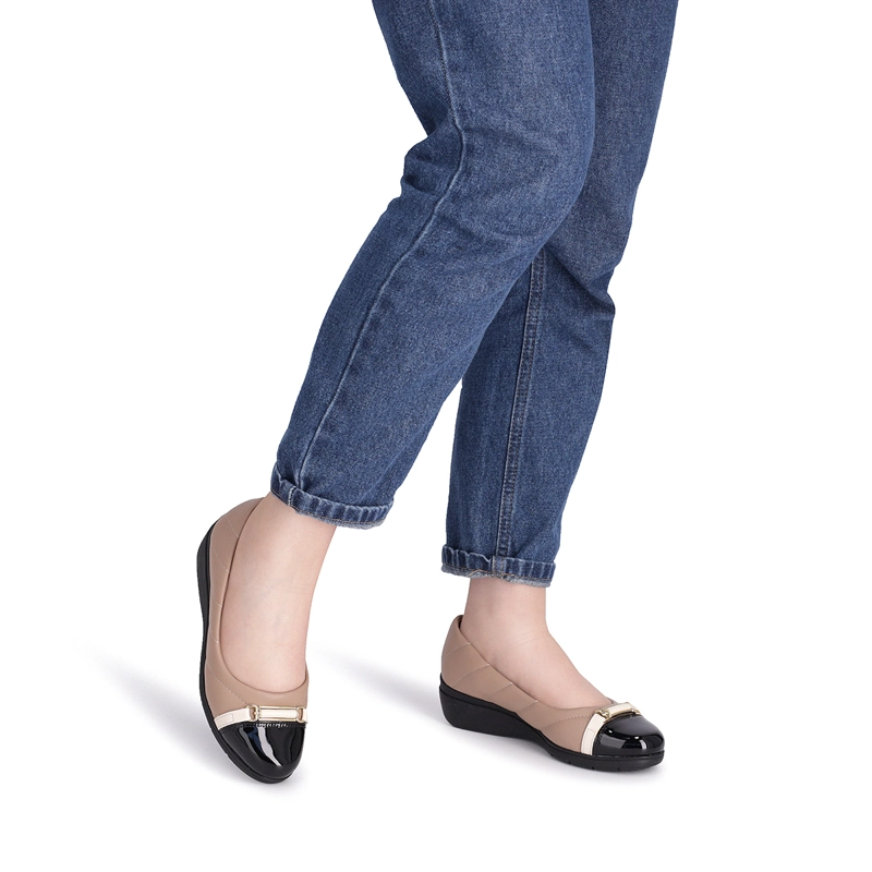 ZAPATO NEGRO/NUDE MUJER BETH 931 PICCADILLY - 4
