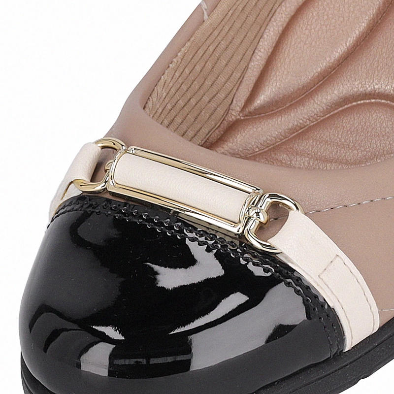 ZAPATO NEGRO/NUDE MUJER BETH 931 PICCADILLY - 5