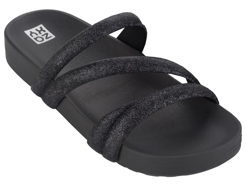 SANDALIA NEGRO MUJER GLITTER ZAXY - 3