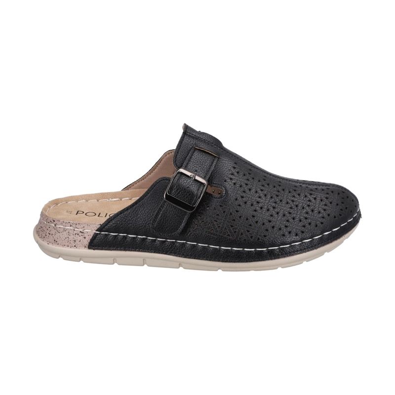SANDALIA NEGRO/CAMEL MUJER MARINA POLICE - 1