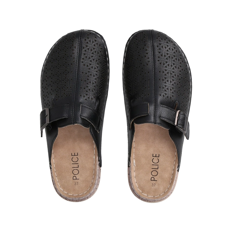 SANDALIA NEGRO/CAMEL MUJER MARINA POLICE - 2