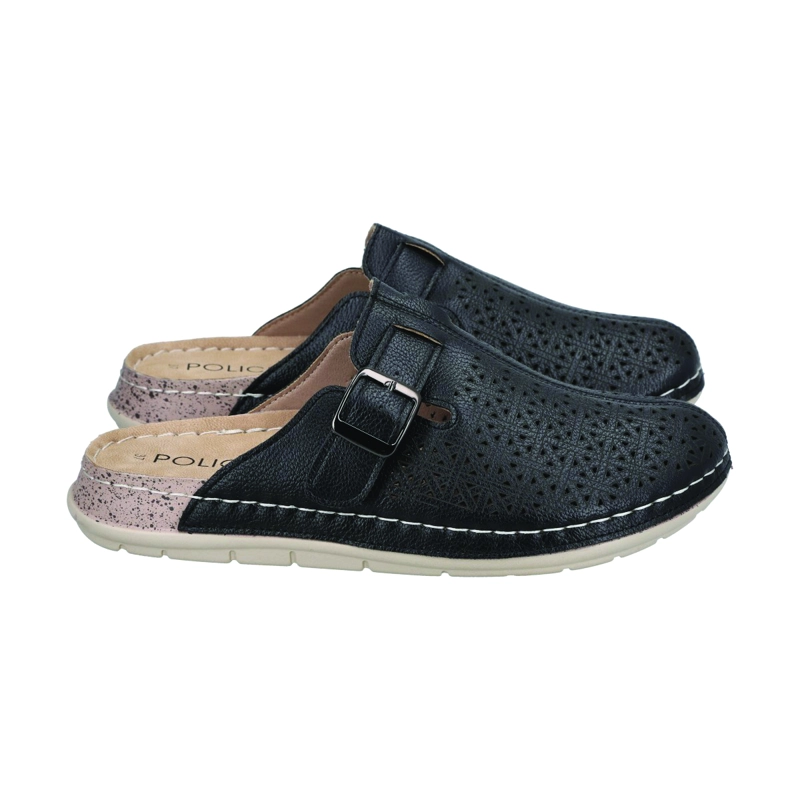 SANDALIA NEGRO/CAMEL MUJER MARINA POLICE - 3