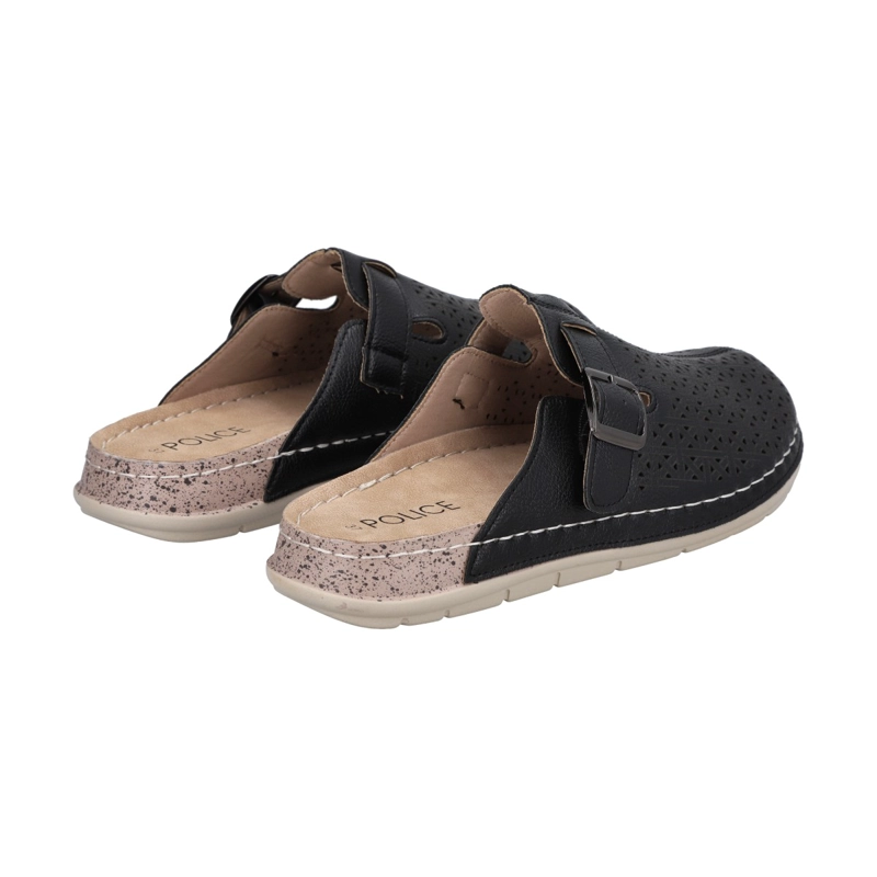 SANDALIA NEGRO/CAMEL MUJER MARINA POLICE - 4