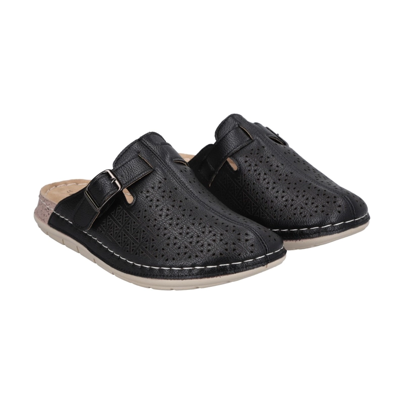 SANDALIA NEGRO/CAMEL MUJER MARINA POLICE - 5