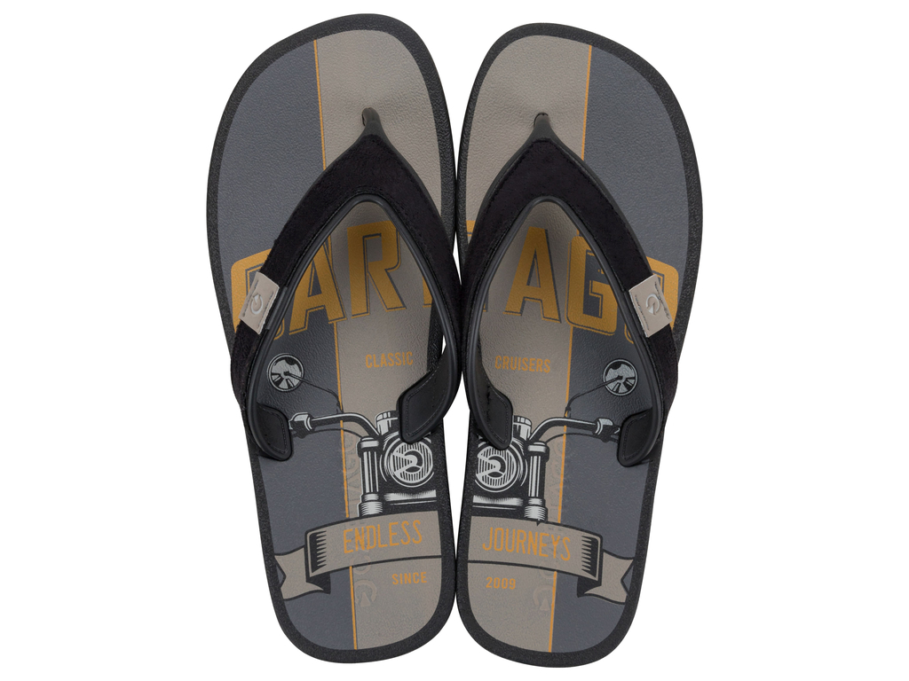 SANDALIA NEGRO/GRIS HOMBRE DAKAR AD CARTAGO - 1