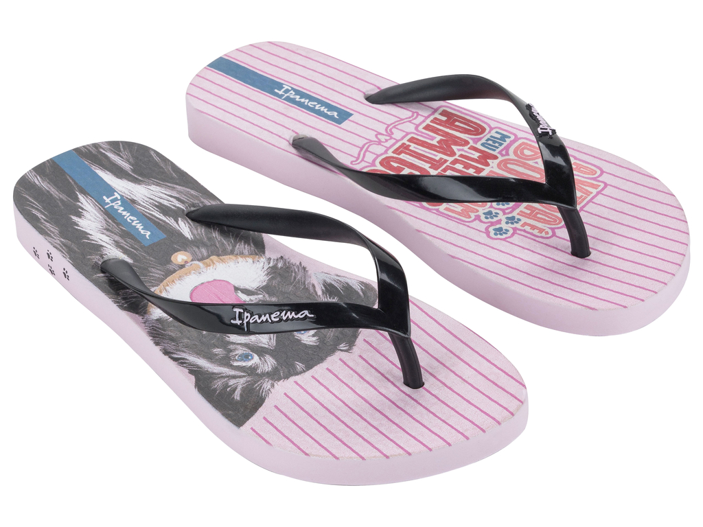 SANDALIA NEGRO/ROSA MUJER LOVE PETS IPANEMA - 2
