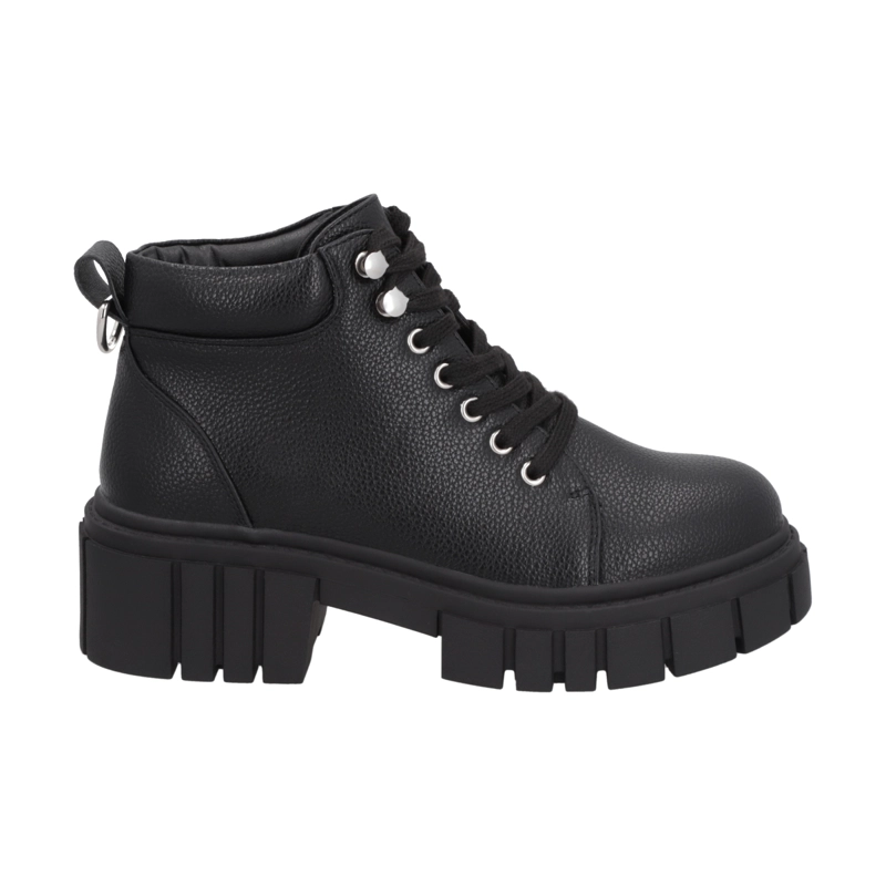 BOTIN NEGRO MUJER REBEL POLICE - 1