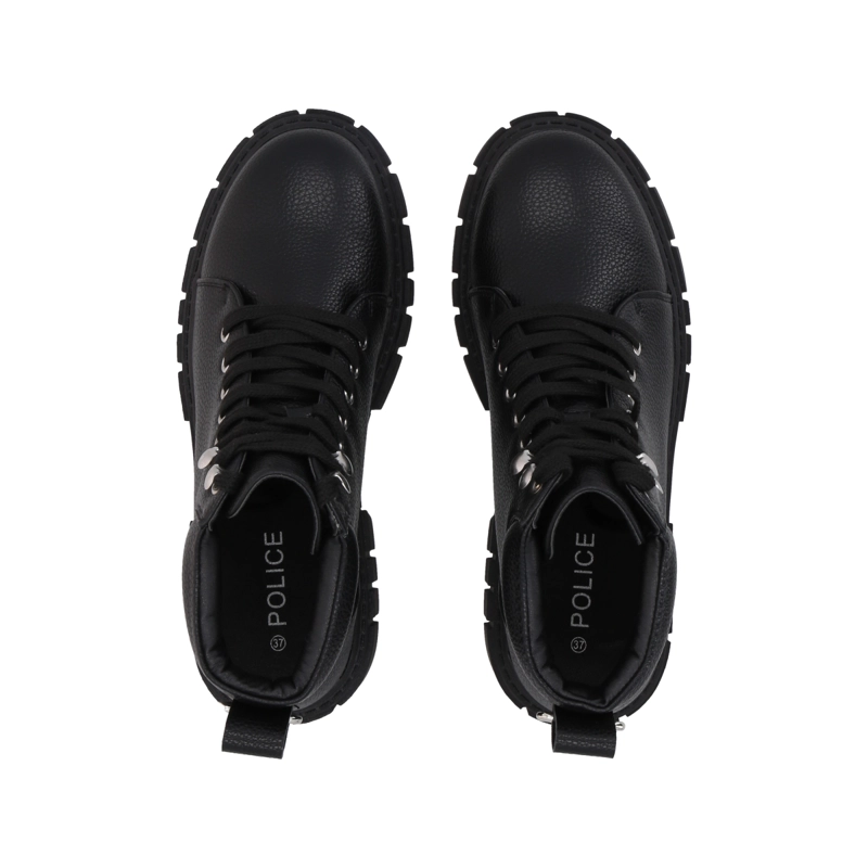 BOTIN NEGRO MUJER REBEL POLICE - 2