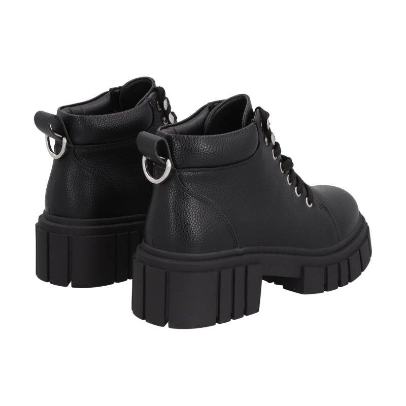 BOTIN NEGRO MUJER REBEL POLICE - 4
