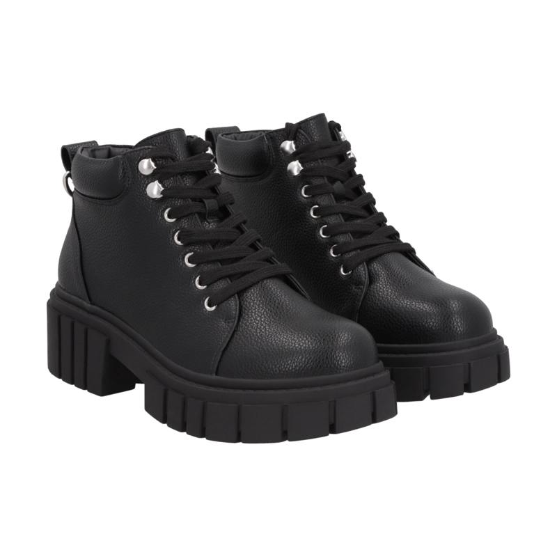 BOTIN NEGRO MUJER REBEL POLICE - 5