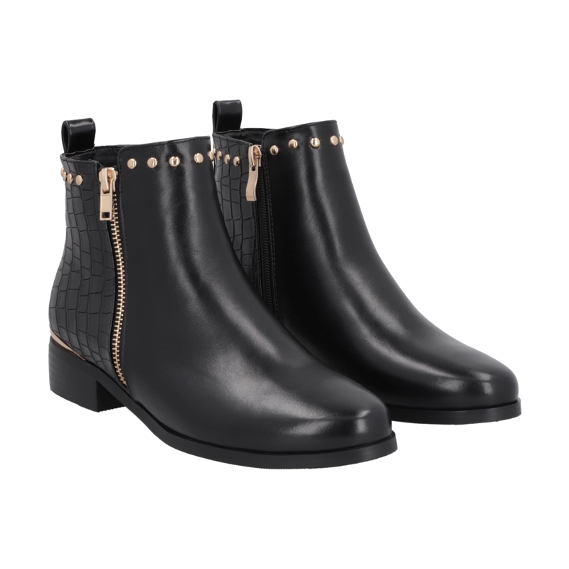 BOTIN NEGRO MUJER GLAM POLICE - 3