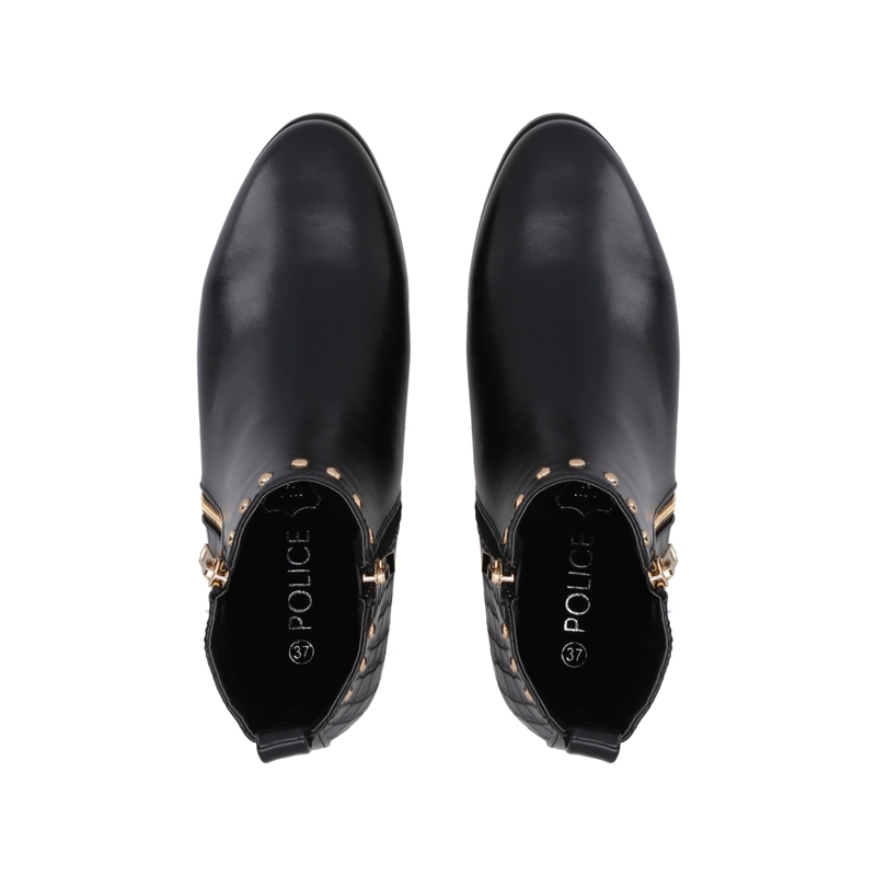 BOTIN NEGRO MUJER GLAM POLICE - 5