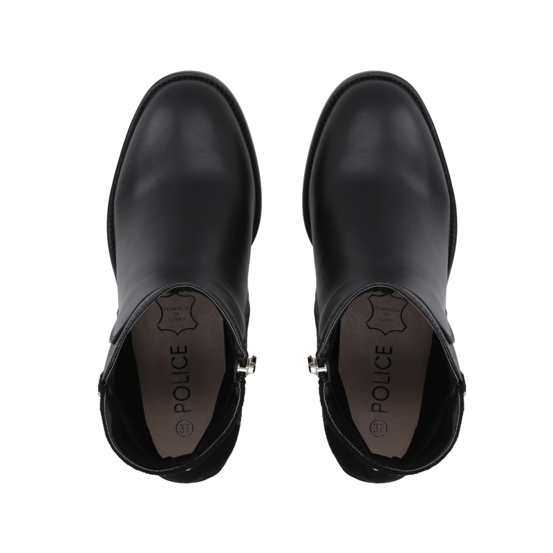 BOTIN NEGRO MUJER NOIR POLICE - 2