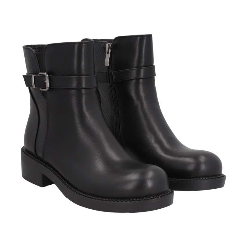 BOTIN NEGRO MUJER BUCKE POLICE - 5