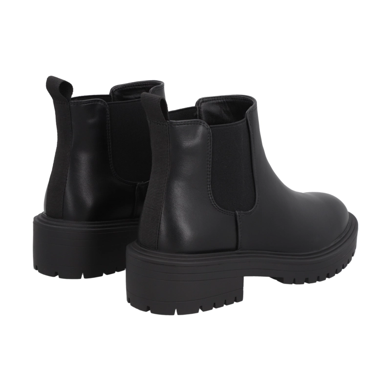 BOTIN NEGRO MUJER STORM POLICE - 4